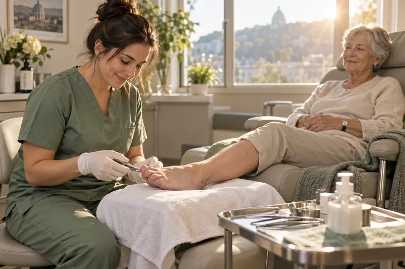 Nurse-provided foot care